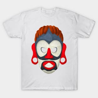 Watercolor tribal mask T-Shirt